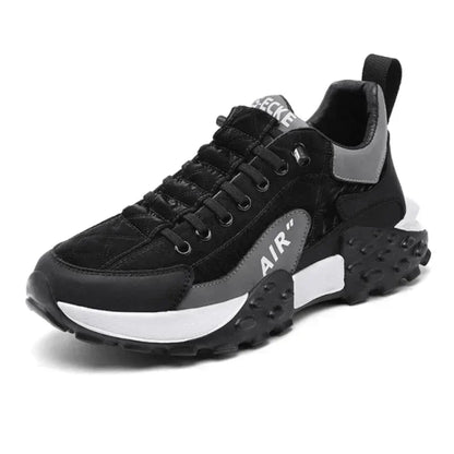 Thick Sole Mens Sneakers Fashion Man Shoe Versatile Vulcanized Shoe Lace Up Outdoor Running Shoes Anti-slip Zapatillas De Hombre