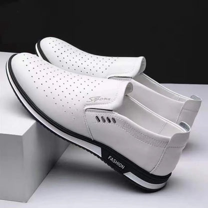 Luxury Men's Leather Shoes Comfortable Loafers Slip on Male Moccasins Non Slip Driving Shoes High Quality Men Shoes Plus Size