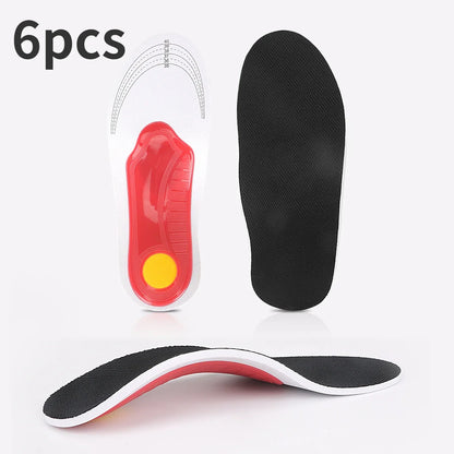 2/4/6Pcs Arch Support Plantar Fasciitis Foot Shoes Insoles Orthopedic Insole for Feet Men Women EVA Shock Absorbing Shoe Pads