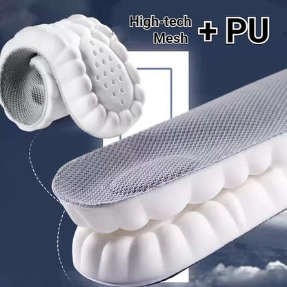 4D Massage Super Soft  Insole Running Orthopedic Inserts