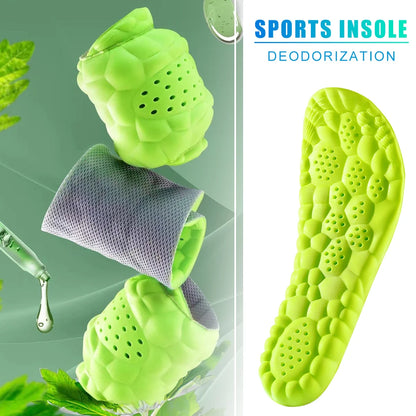 Breathable Deodorant Cushion Customizable Support Shock Absorption Cushion Comfort Orthotic Insoles Support Pain Relief