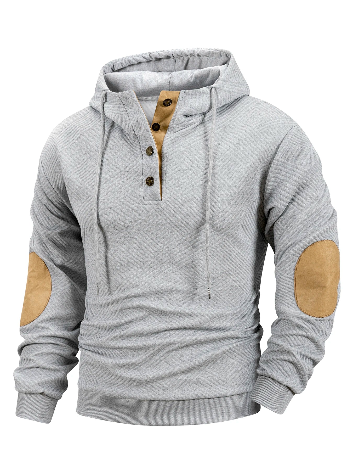 Men's Hoodies High Neck Spliced Loose Knit Retro Sweater Pullover Men Outdoor Casual Long Sleeve Sweatshirts Sweater Tops