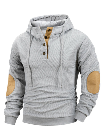 Men's Hoodies High Neck Spliced Loose Knit Retro Sweater Pullover Men Outdoor Casual Long Sleeve Sweatshirts Sweater Tops