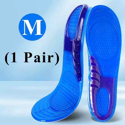 Gel Insole Silicone Orthopedic Foot Care For feet Shoes Sole Sport Insole Shock Absorption Pads Arch Orthotic Pad Insole Unisex
