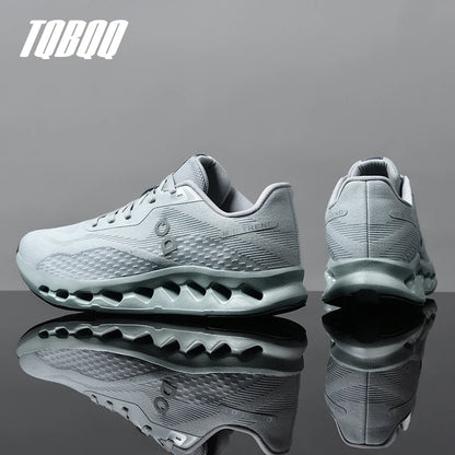 Men's Lightweight Running Shoes Anti-Slip Cushioning Breathable Mesh Sneakers for Jogging Gym Training Fitness Sport Walking