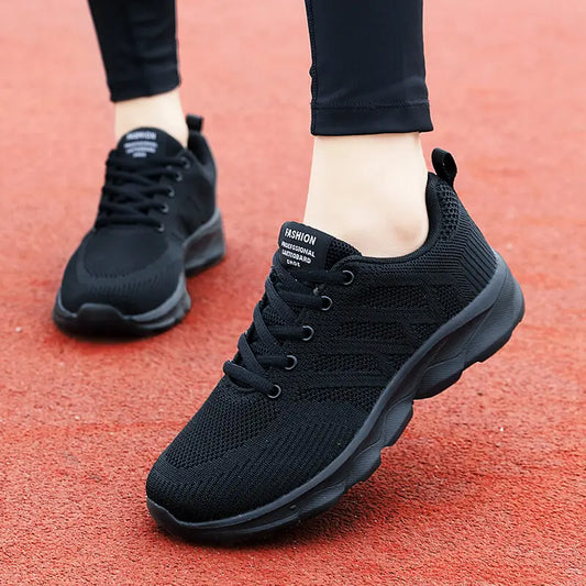New Sneakers Women Casual Shoes Fashion Breathable Walking Mesh Flat Shoes Women Tenis Feminino White Ladies sports Shoes