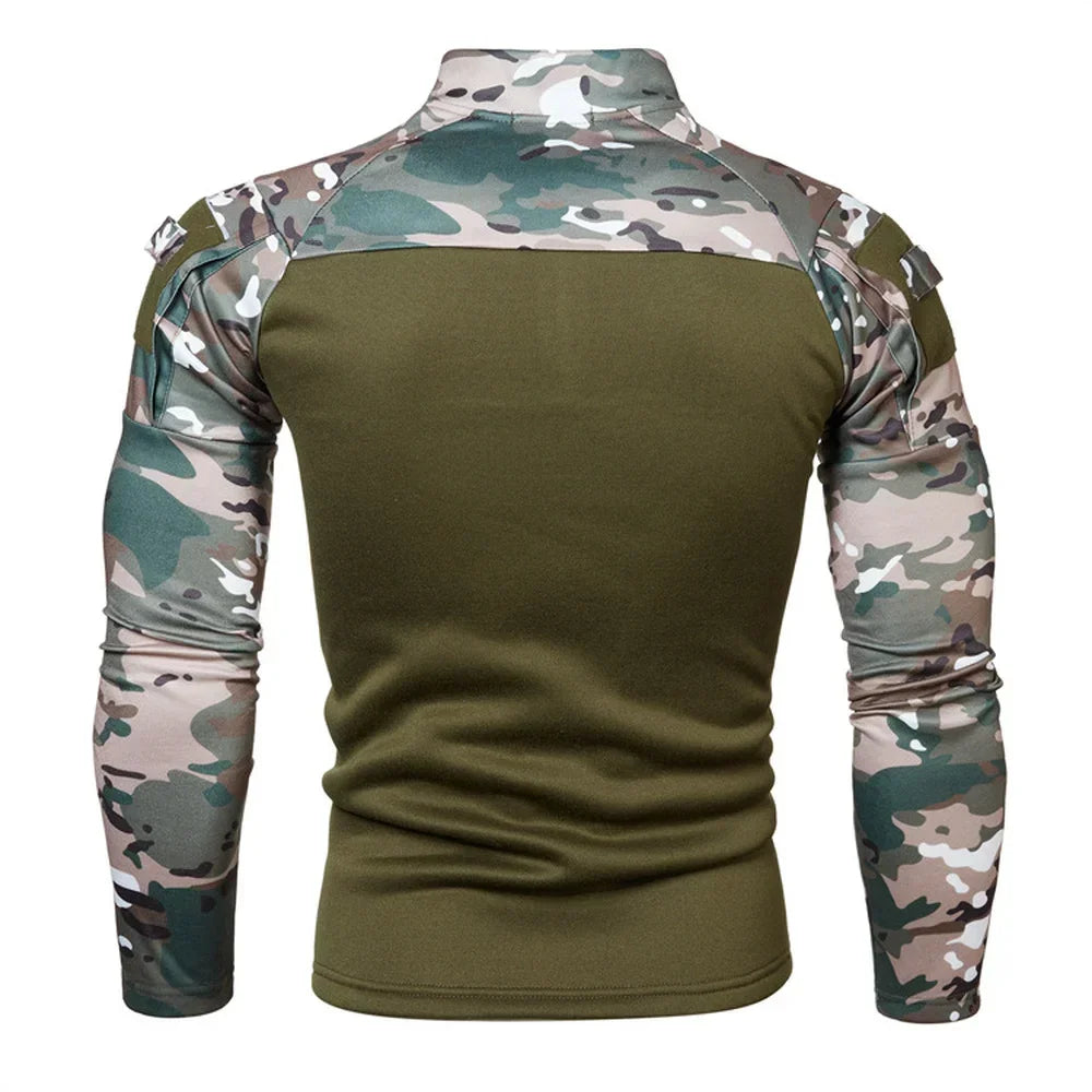 New Pullovers Outdoor Sweatshirt Men Casual Slim Uniform Camouflage Hoodie Clothes Jogging Sweatshirts Long Sleeve Tops