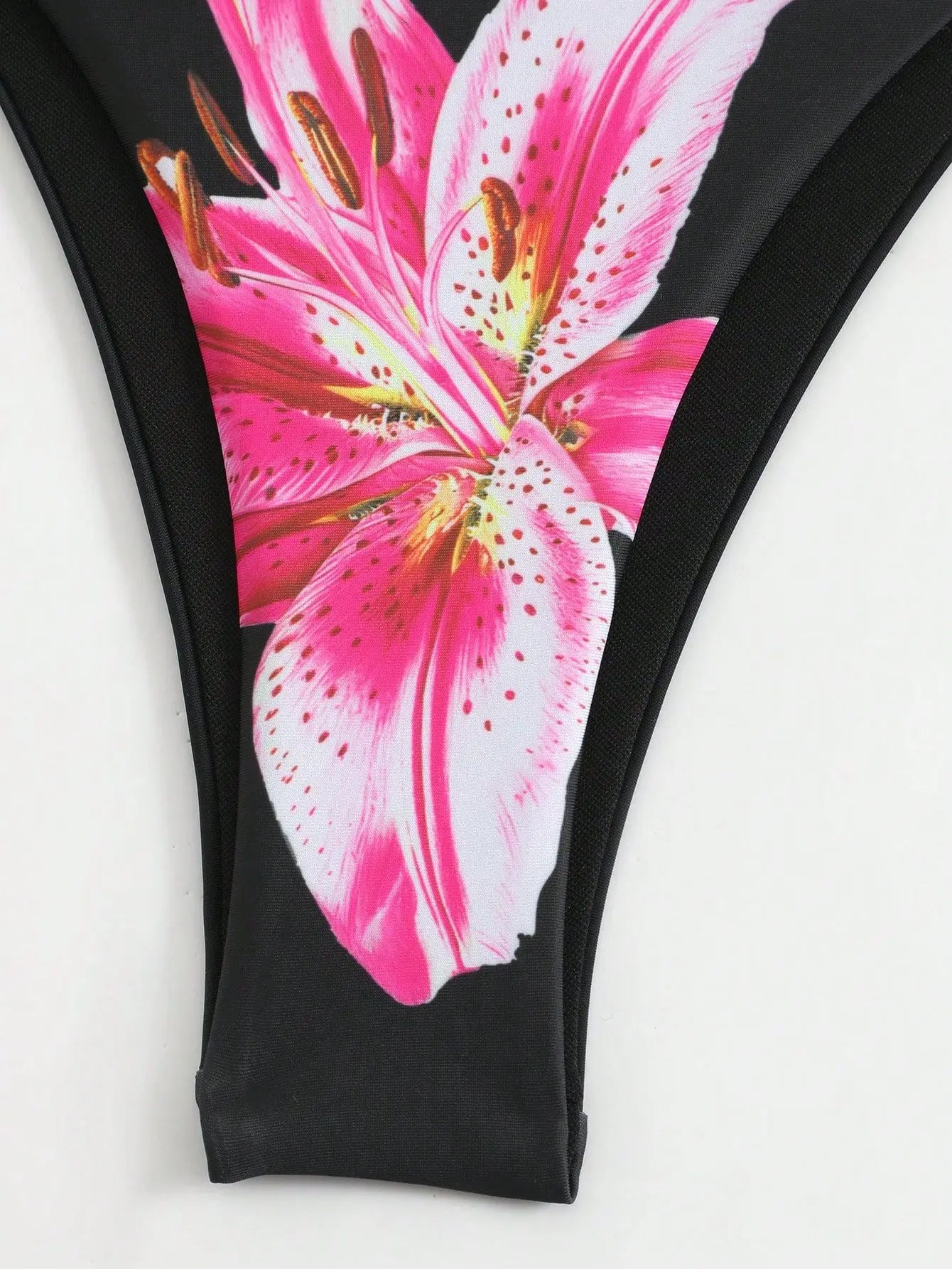 New Flower Print Bikini Set Women's High Waist Long Skirt 3 Piece Swimsuit Sexy Mini Triangle Backless Thong Bathing Suit