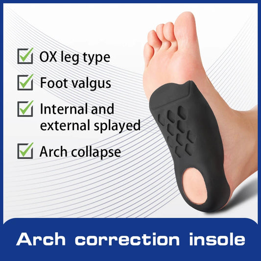NEW Orthopedic Insoles Orthotics Flat Foot Health Sole Pads for Shoes Insert Arch Support Pad for Feet Care Insole Unisex 1 Pair
