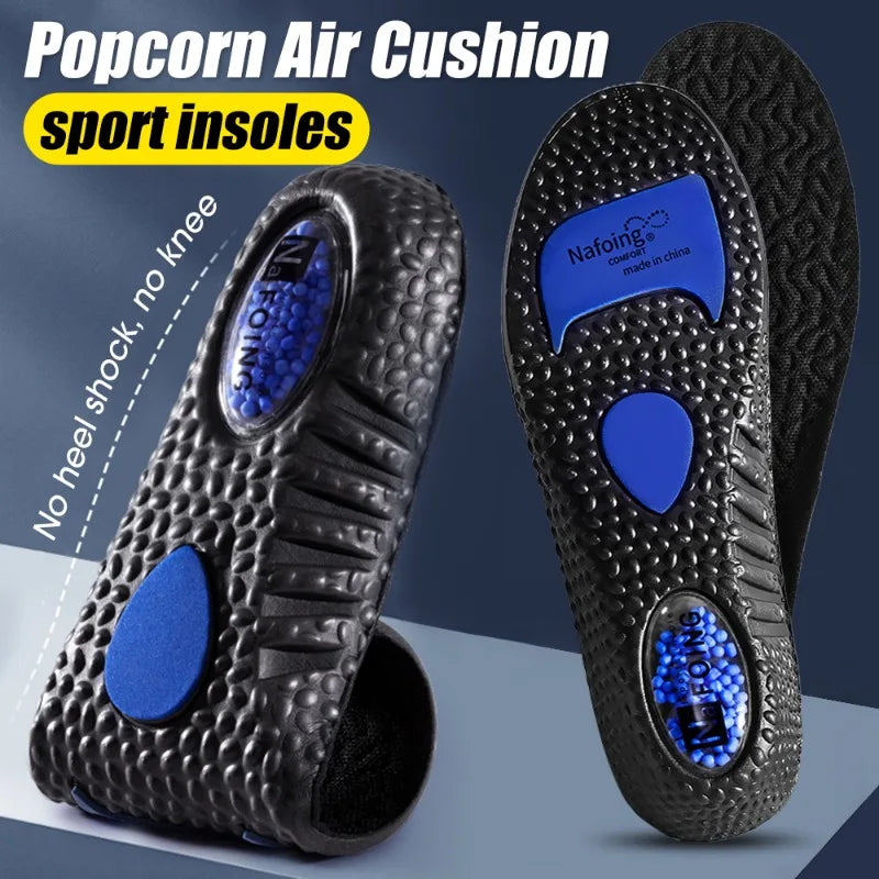 Sport Insoles for Shoes Sole Shock Absorption Deodorant Breathable Cushion Running Insoles for Feet Man Women Massage Care Pads