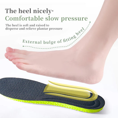 1Pair Sports Shoes Insole Comfortable Plantar Fasciitis Insoles for Feet Men Women Orthopedic Shoe Sole Running Accessories