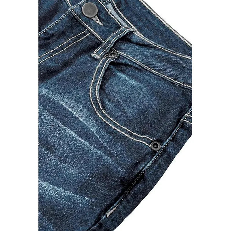 Women Pants with Low-rise Ripped Jeans Retro Fashion Trousers Korean Versatile Straight Women Wide-leg Pants Baggy Jeans Women