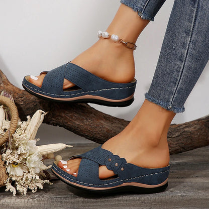 Shoes Sandals Women Summer Open Toe Sandals Woman Casual Women's Sandals Plus Size Ladies Shoes Slip On Female Footwear Slipper