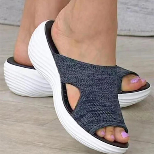 Women Shoes Sandals Summer Party Ladies Shoes Slides Women's Shoes Wedge Sandals Ladies Plus Size Footwear Woman Slippers Female