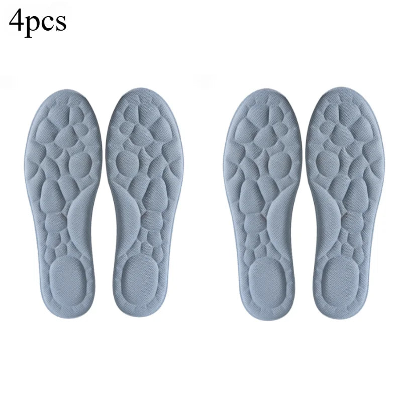 1/2 Pairs Soft Massage Memory Foam Insoles for Sport Running Shoes Sole Breathable Cushion Insoles Pad Feet Orthopedic Insoles
