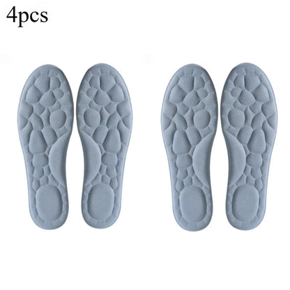 1/2 Pairs Soft Massage Memory Foam Insoles for Sport Running Shoes Sole Breathable Cushion Insoles Pad Feet Orthopedic Insoles