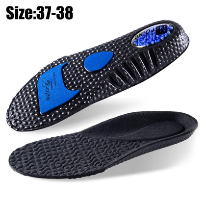 Sport Insoles for Shoes Sole Shock Absorption Deodorant Breathable Cushion Running Insoles for Feet Man Women Massage Care Pads
