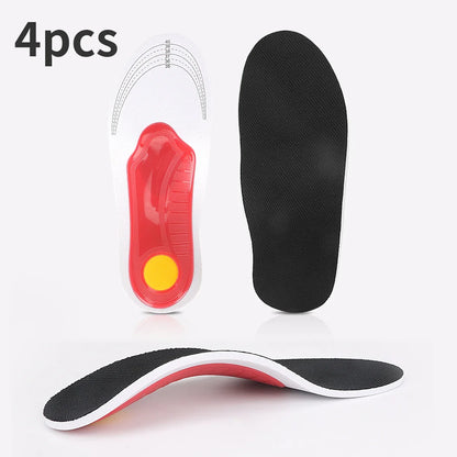 2/4/6Pcs Arch Support Plantar Fasciitis Foot Shoes Insoles Orthopedic Insole for Feet Men Women EVA Shock Absorbing Shoe Pads