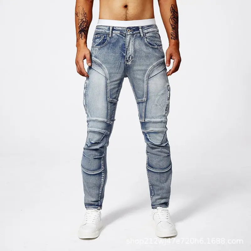 2025 New Motorcycle Jeans Pantalones Motocicleta Hombre Featherbed Jeans Standard Version Car Ride Trousers Pant Summer Riding