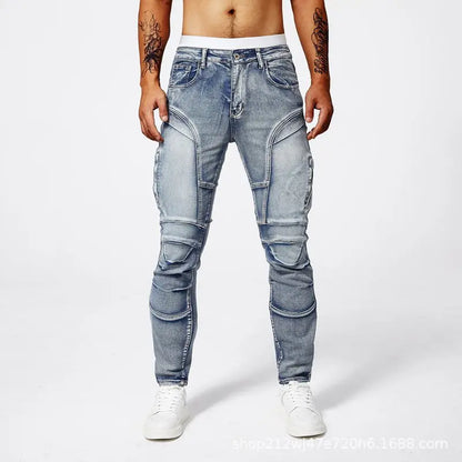 2025 New Motorcycle Jeans Pantalones Motocicleta Hombre Featherbed Jeans Standard Version Car Ride Trousers Pant Summer Riding