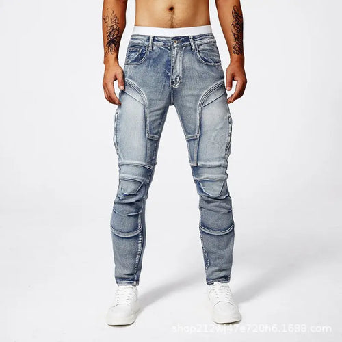 2025 New Motorcycle Jeans Pantalones Motocicleta Hombre Featherbed Jeans Standard Version Car Ride Trousers Pant Summer Riding
