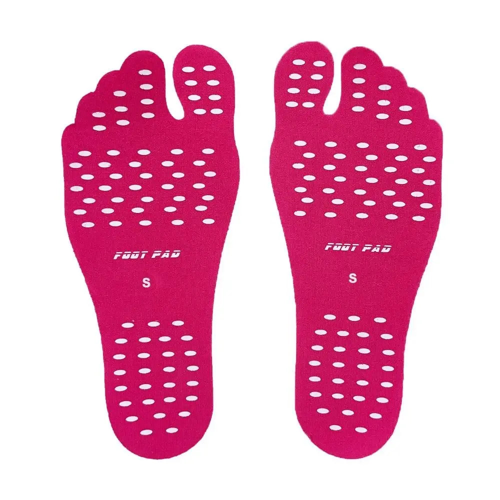 Anti Slip Adhesive Insoles Non-slip Barefoot Stick Beach Shoes Footpads Sticker Silica Gel Invisible Shoe Pad Swim Pool