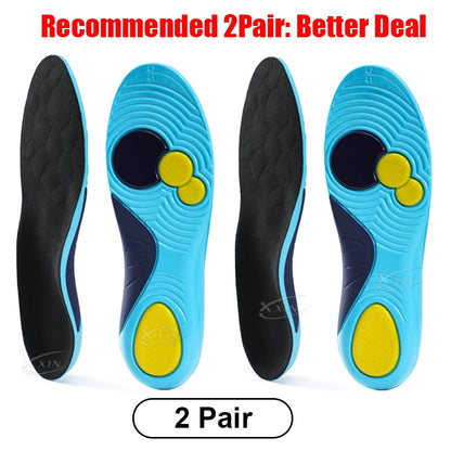 【Xxin】Arch Support Insoles Orthopedic Shoe Pads Gel Sport Insoles for Men Women Health Insole Size35-48