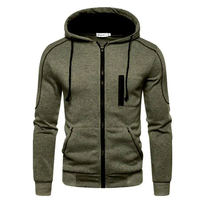 Men's Hooded Jackets Coats Zipper Fashion Brand Hoodies Mens Outerwear Casual Hoodies Sweatshirts Male