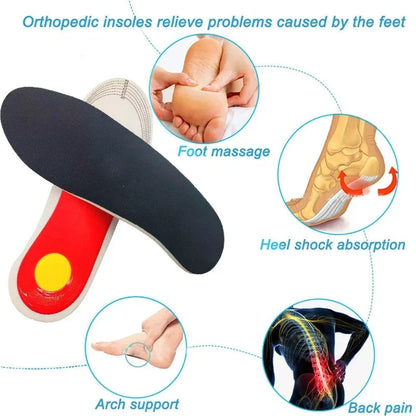 NEW EVA Orthopedic Insoles for Shoes Men Orthotic Flat Foot Arch for Plantar Fasciitis Inserts Feet Massage Shoe Pad