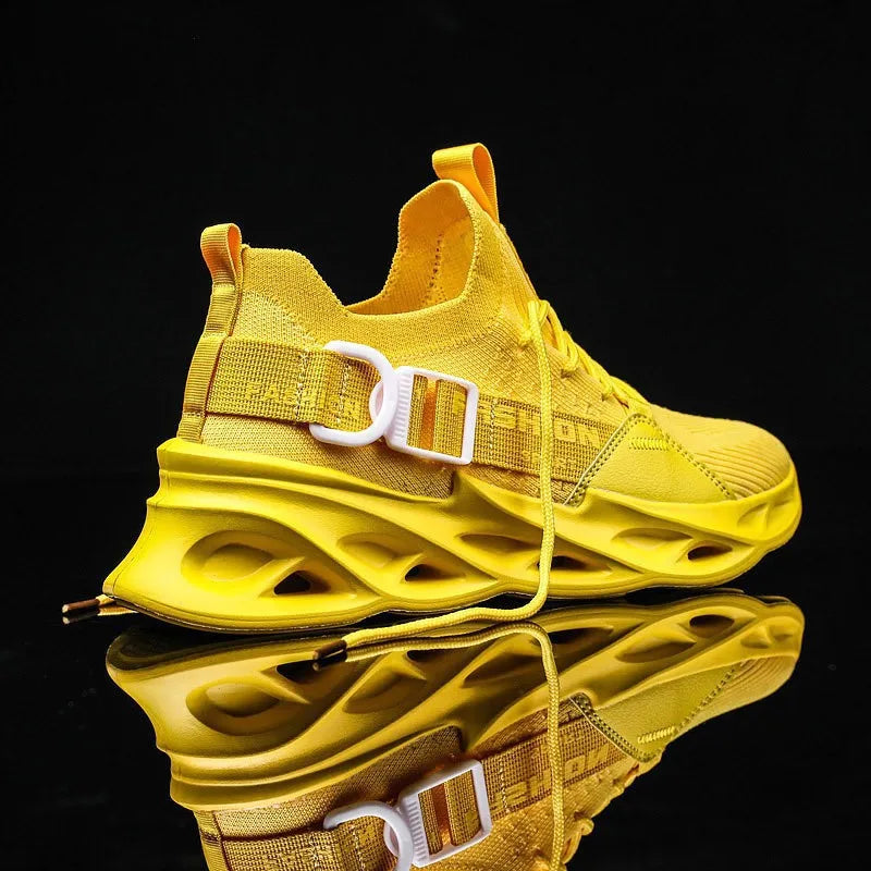 Fashion Men Sneakers Mesh Casual Shoes Lace-up Men Shoes Lightweight Vulcanize Shoes Walking Sneakers Zapatillas Hombre