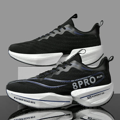 Marathon Full Palm Carbon Plate Sports Running Shoes Men Breathable Lightweight Women Comfortable Anti Slip Speciality Sneakers