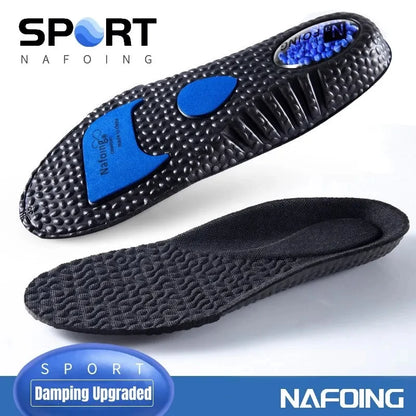 1Pair NAFOING Boost Sport Insoles Men's Women's Sneaker Insoles Super Soft Bottoms Air Cushioning For Shock Absorption Comfort