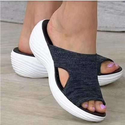 Women Shoes Sandals Summer Party Ladies Shoes Slides Women's Shoes Wedge Sandals Ladies Plus Size Footwear Woman Slippers Female