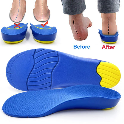 Kids Children Orthotics Insoles Correction foot Care for Kid Flat Foot Arch Support Orthopedic Insole Soles Sport Shoes pads