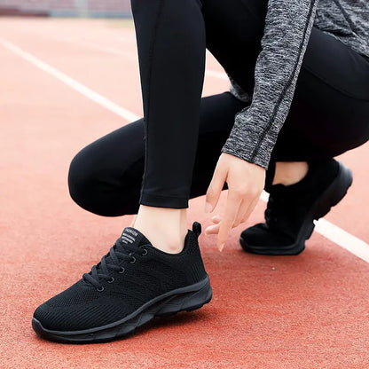 New Sneakers Women Casual Shoes Fashion Breathable Walking Mesh Flat Shoes Women Tenis Feminino White Ladies sports Shoes
