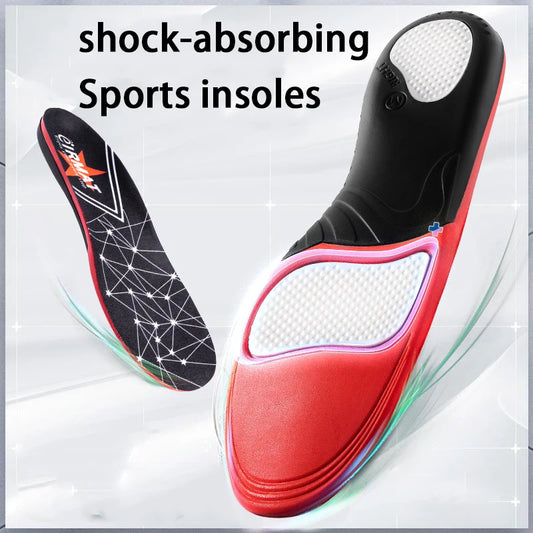 1Pair Flat foot Orthopedic insoles men womenarch support sports insoles  Silicone shock absorbing sole Plantar Fasciitis Insoles