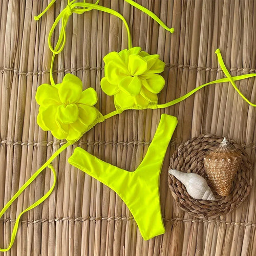 Sexy Floral Micro Bikini 2025 Women Swimsuit Female Swimwear Thong Bikinis Set Brazilian Beach Wear Bathing Suit Biquini