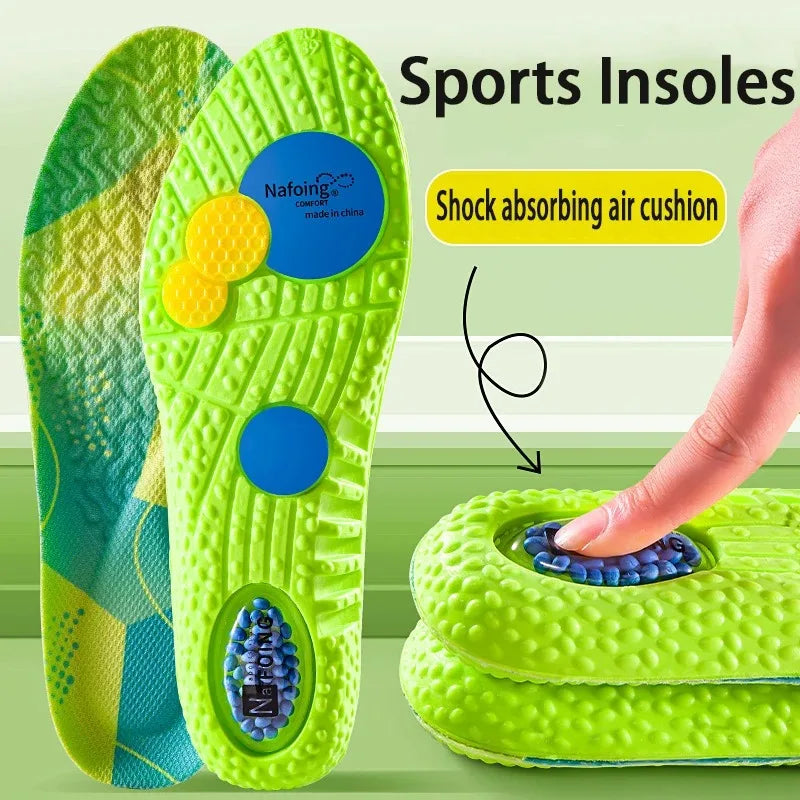 Air Cushion Sports Insole Men Women Arch Support Shoes Insoles Running Shock Absorption Shoe Sole Soft Comfort Shoes Pads 1Pair