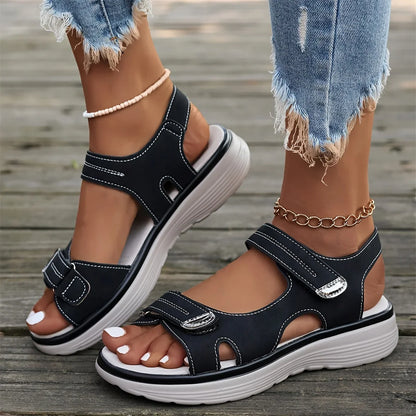 2025 New Four Season Women's Summer Sandals, Non Slip Walking Shoes, Slip on Heels, Party Slippers, and Women's Shoes.