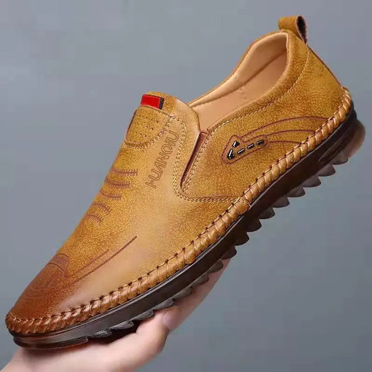 Fashion Men Loafers Lightweight Men's Driving Shoes Brand Anti-Slip Comfortable Flat Shoes Designer Rubber Sole Breathable Shoes
