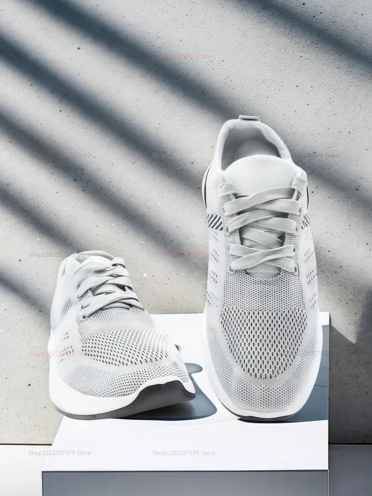 Men's Youth Outdoor Casual Shoes Breathable Running Tennis Shoes Sports Sneakers for Walking Training Active Wear
