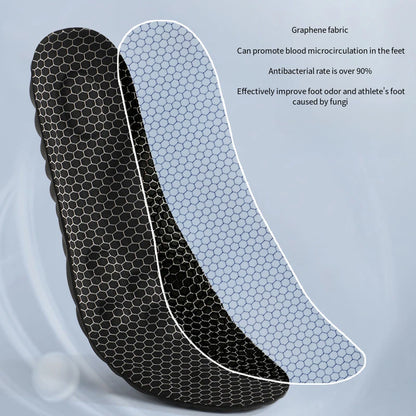 Arch Support Orthopedic Insoles for Feet Graphene Antibacterial Shoes Insole Quality Shock Absorbing Sports Fitness Shoe Sole