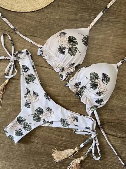 Sexy Micro Bikinis Swimwear Women Push-up Swimsuit Bathing Suit Bandage Beach Wear Brazilian Biquini Bikini Set