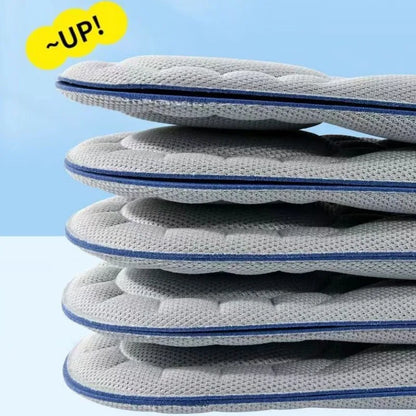 1/2 Pairs Soft Massage Memory Foam Insoles for Sport Running Shoes Sole Breathable Cushion Insoles Pad Feet Orthopedic Insoles