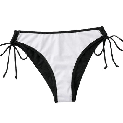 2025 Sexy Halter Bikini Swimsuit Low Waisted Black/Red/Rose Beach Bathing Suit Cheap Bandage Brazilian Swimwear Two Pieces Sale