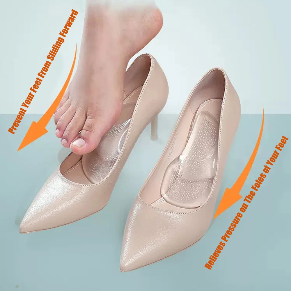Silicone Gel Orthopedic Insoles for Shoes Women Flat Feet Arch Support Foot Insoles for Plantar Faciitis Pain Relief Shoe Pads