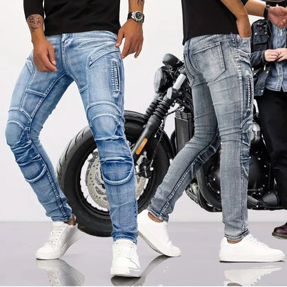 2025 New Motorcycle Jeans Pantalones Motocicleta Hombre Featherbed Jeans Standard Version Car Ride Trousers Pant Summer Riding