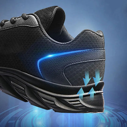 Mens Leather Sneaker Sports Shoes Simple Solid Color Fashion Summer New Pattern Mesh Breathable Classic Sneaker Zapatillas