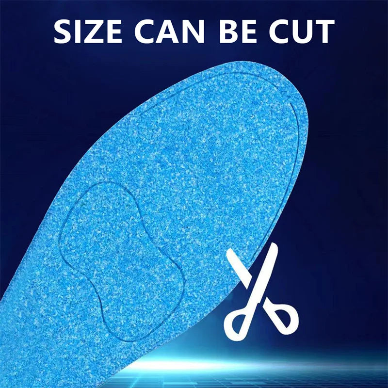 Memory Foam Orthopedic Insoles for Shoes Men Women Nano Antibacterial Deodorization Insole Sweat Absorption Running Cushion