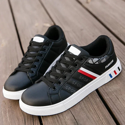 Casual Sneakers New Fashion Lace-up White Shoes Student Comfort Sports Plus Size Vulcanized Shoes